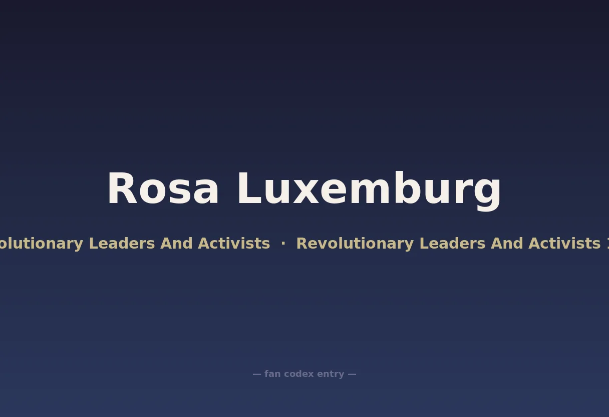 Rosa Luxemburg
