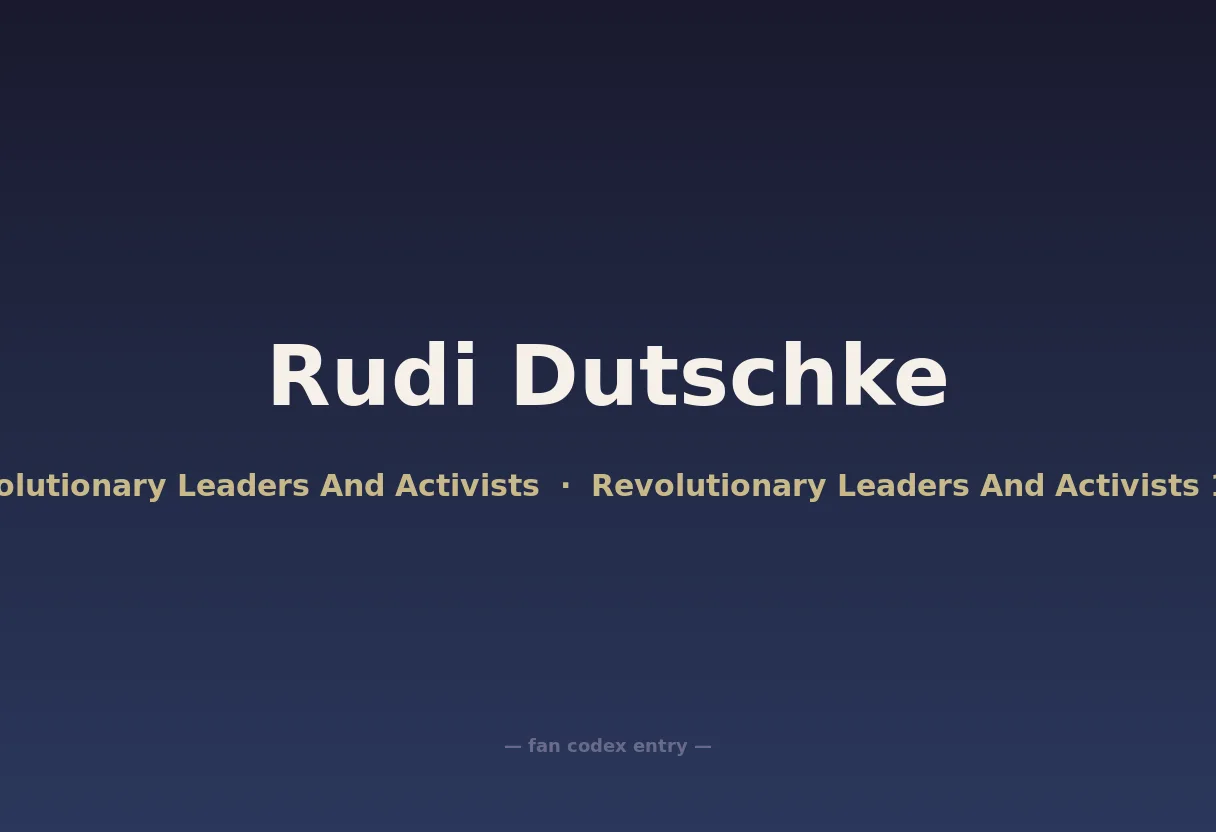 Rudi Dutschke