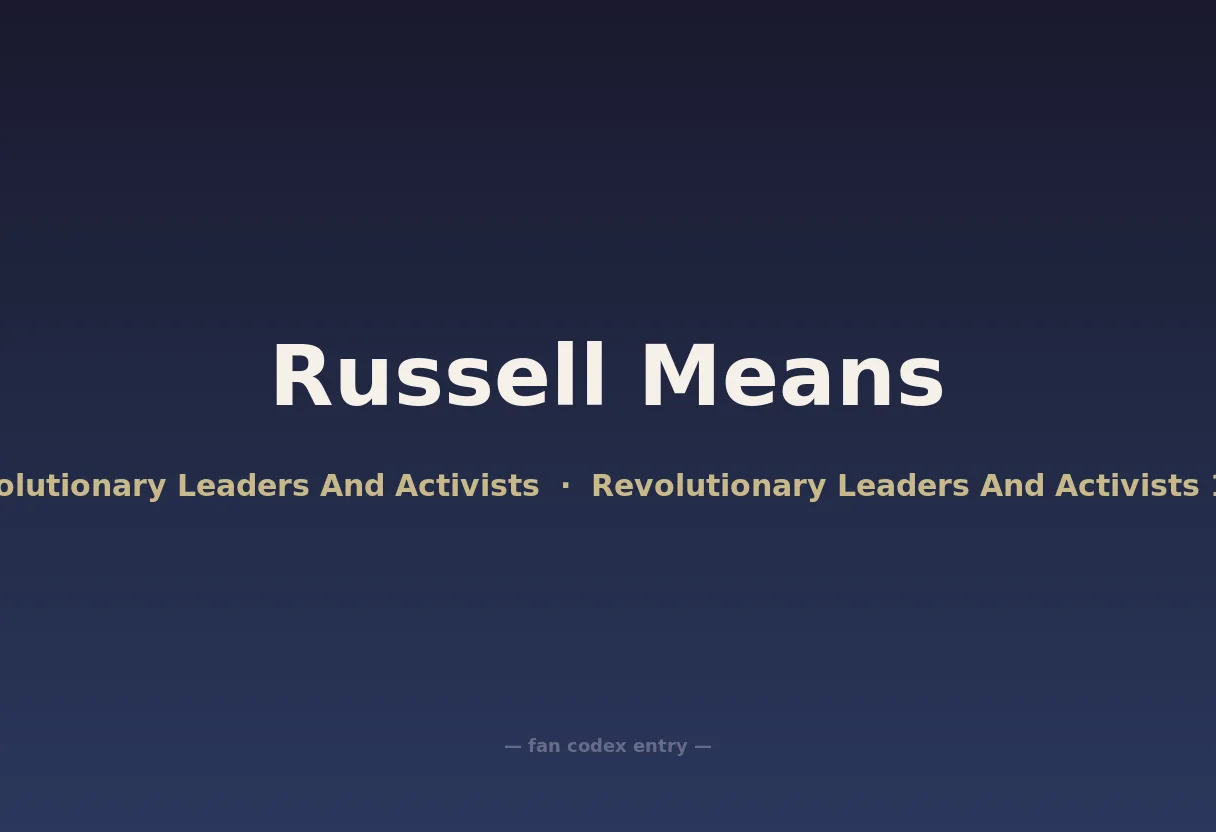 Russell Means