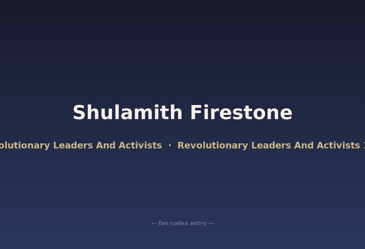 Shulamith Firestone