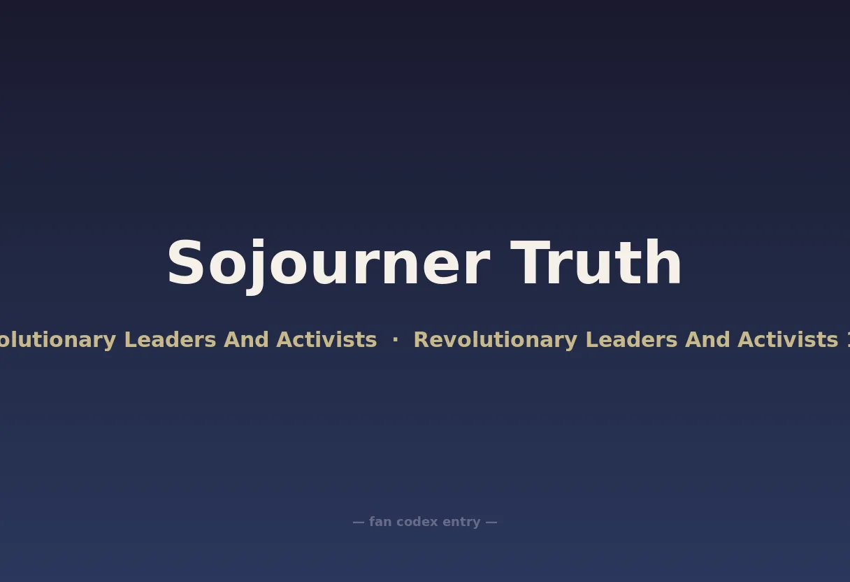 Sojourner Truth