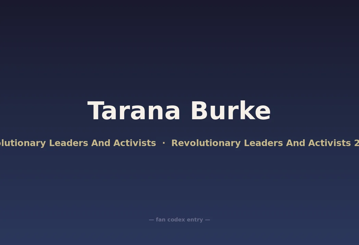 Tarana Burke