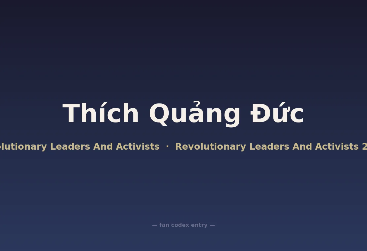 Thích Quảng Đức