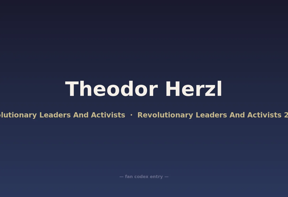 Theodor Herzl