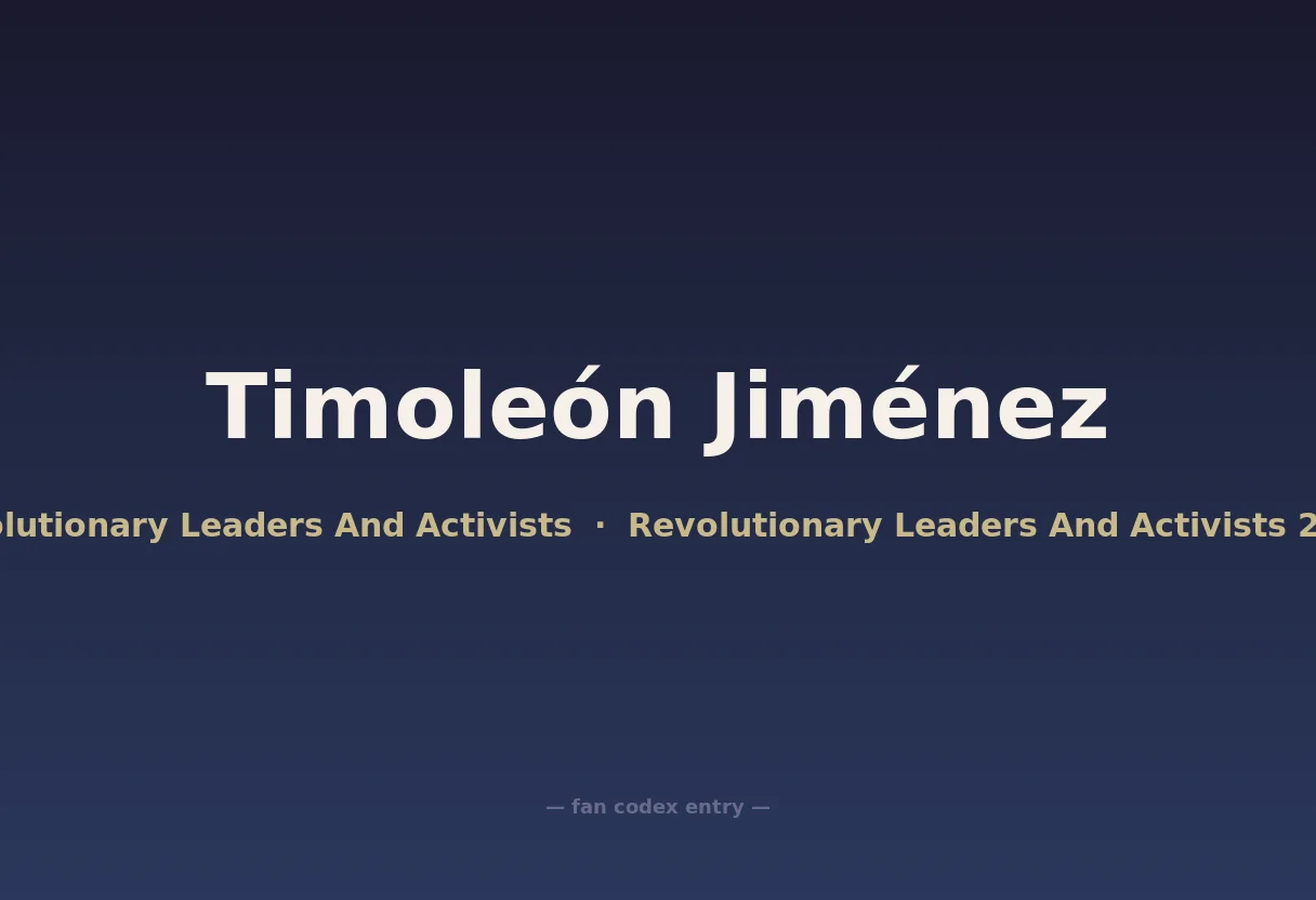 Timoleón Jiménez